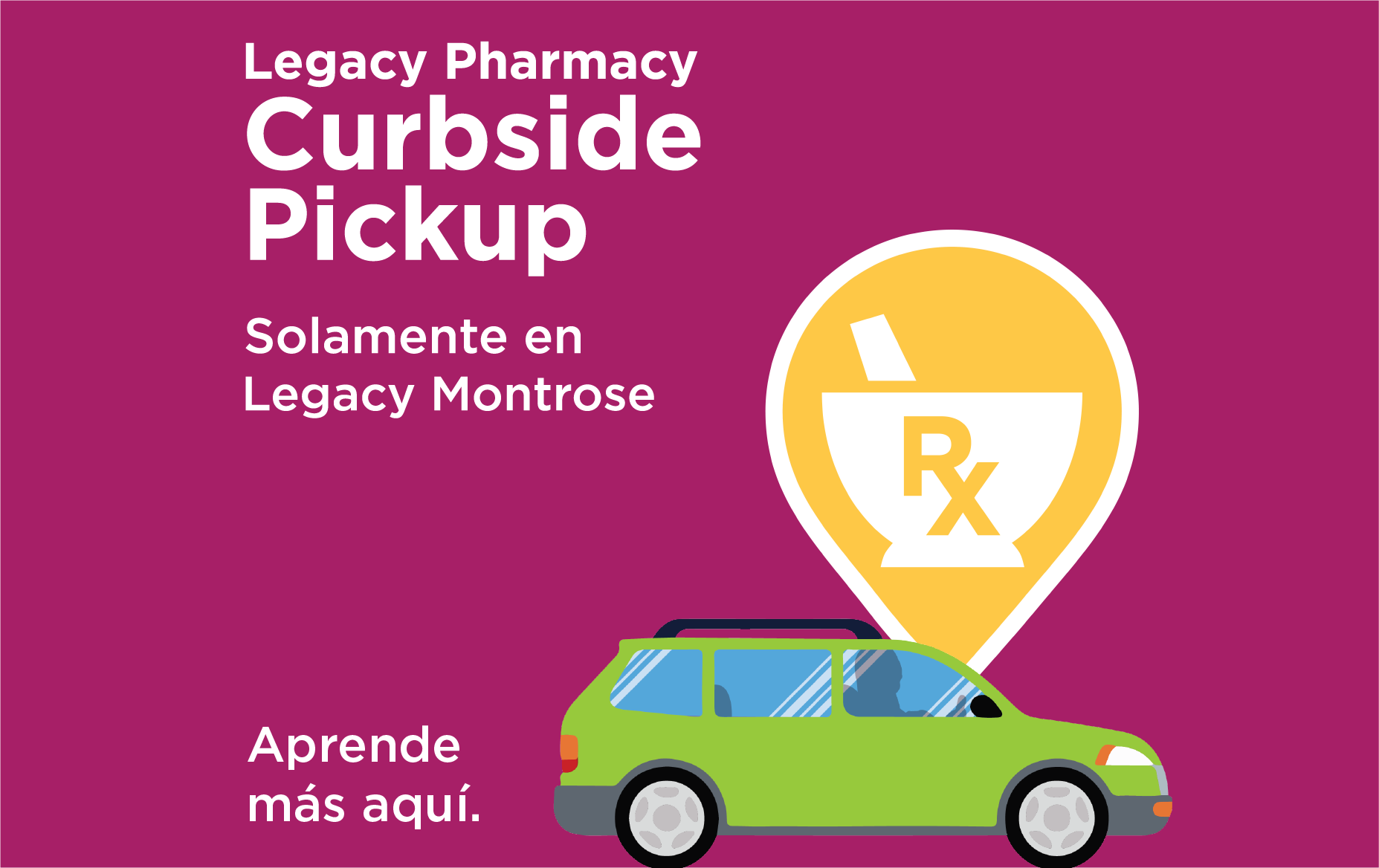 Legacy Community Health Curbside Pickup